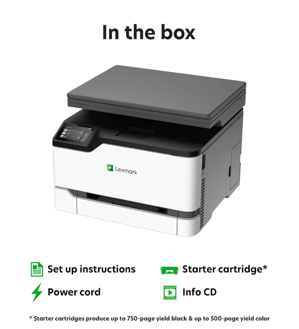 Lexmark MC3224dwe Color Multifunction Laser Printer with Print, Copy, Scan, and Wireless Capabilities, Two-Sided Printing - Image 2