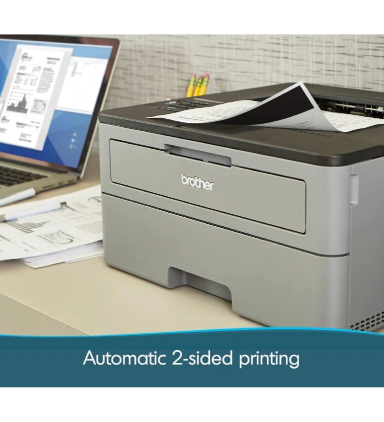 Brother Compact Monochrome Laser Printer, Wireless Printing, Duplex Two-Sided Printing - Image 2